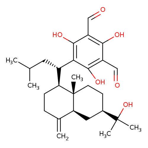 5-[(1S)-1-[(1S,4aS,6R,8aS)-Decahydro-6-(1-hydroxy-1-methylethyl)-8a-methyl-4-methylene-1-naphthalenyl]-3-methylbutyl]-2,4,6-trihydroxy-1,3-benzenedicarboxaldehyde