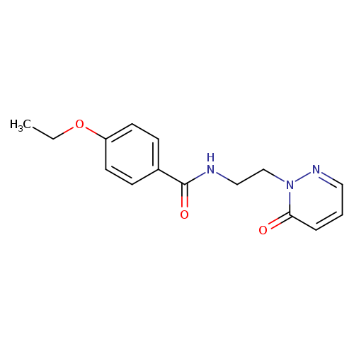 4-ethoxy-N-[2-(6-oxo-1,6-dihydropyridazin-1-yl)ethyl]benzamide