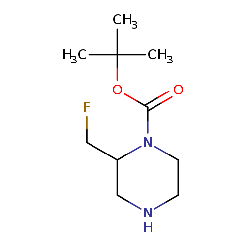 2-Fluoromethyl-piperazine-1-carboxylic acid tert-butyl ester