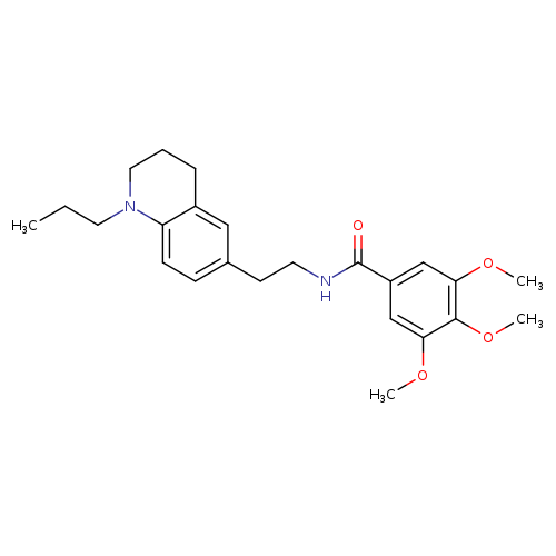 3,4,5-trimethoxy-N-[2-(1-propyl-1,2,3,4-tetrahydroquinolin-6-yl)ethyl]benzamide