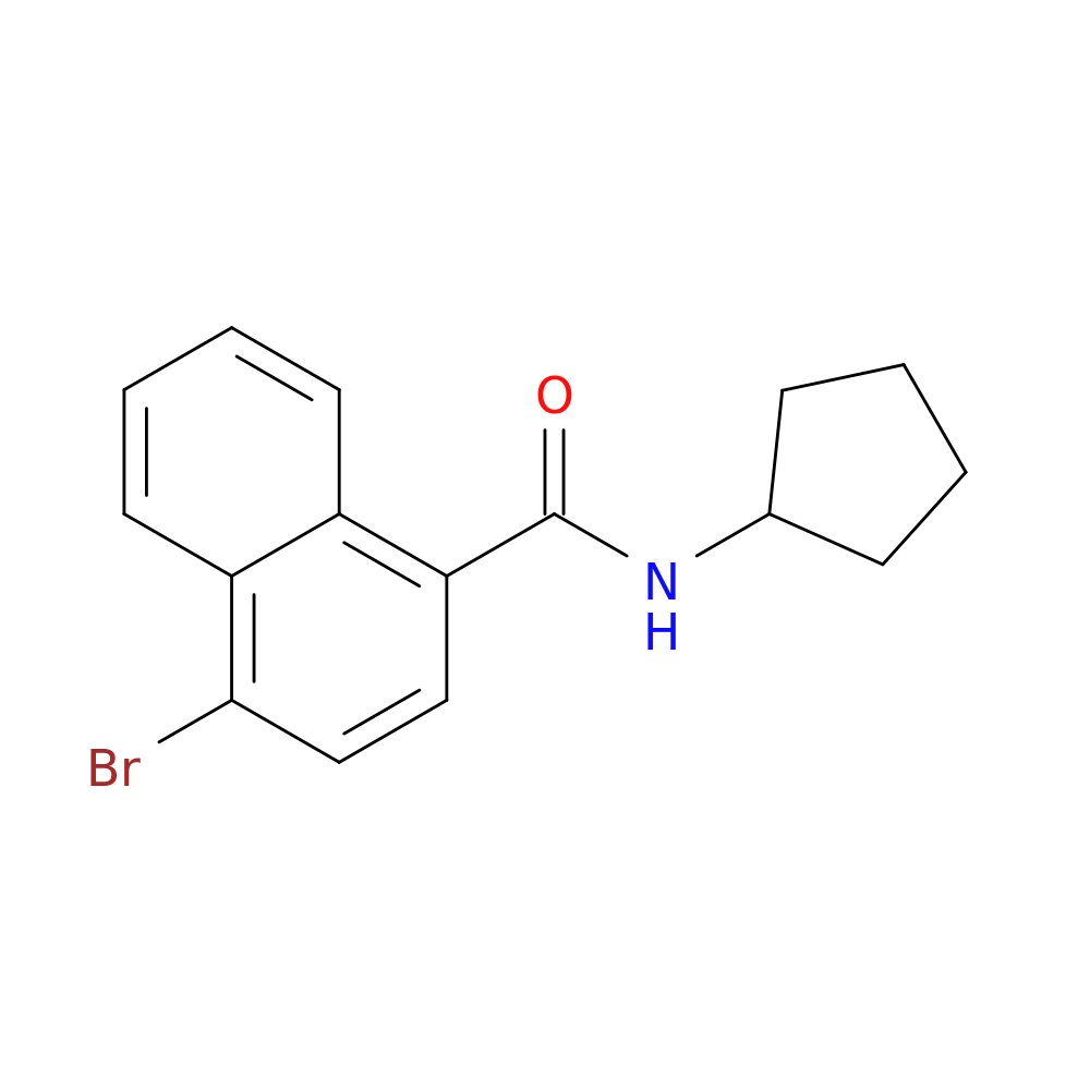 N-Cyclopentyl 4-bromonaphthamide
