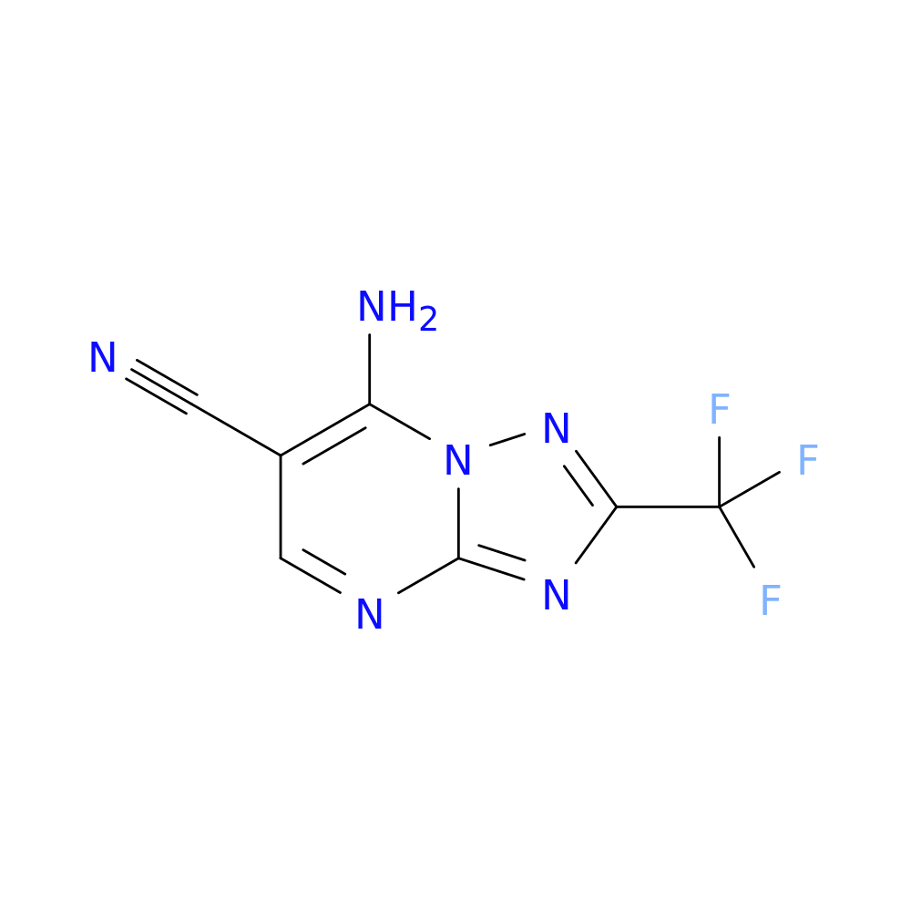 7-amino-2-(trifluoromethyl)[1,2,4]triazolo[1,5-a]pyrimidine-6-carbonitrile