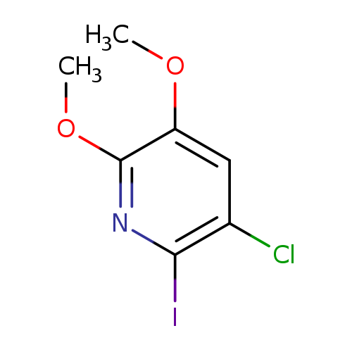 3-Chloro-2-iodo-5,6-dimethoxypyridine