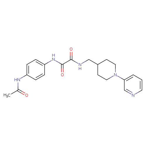 N'-(4-acetamidophenyl)-N-{[1-(pyridin-3-yl)piperidin-4-yl]methyl}ethanediamide