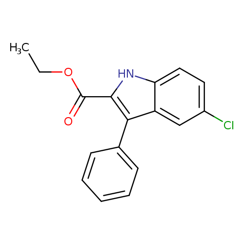 Ethyl 5-chloro-3-phenyl-1H-indole-2-carboxylate