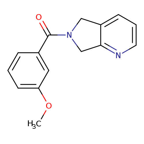 6-(3-methoxybenzoyl)-5H,6H,7H-pyrrolo[3,4-b]pyridine