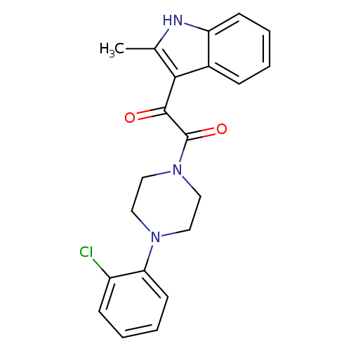 1-[4-(2-chlorophenyl)piperazin-1-yl]-2-(2-methyl-1H-indol-3-yl)ethane-1,2-dione
