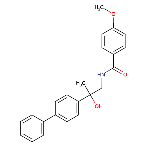 N-(2-{[1,1'-biphenyl]-4-yl}-2-hydroxypropyl)-4-methoxybenzamide