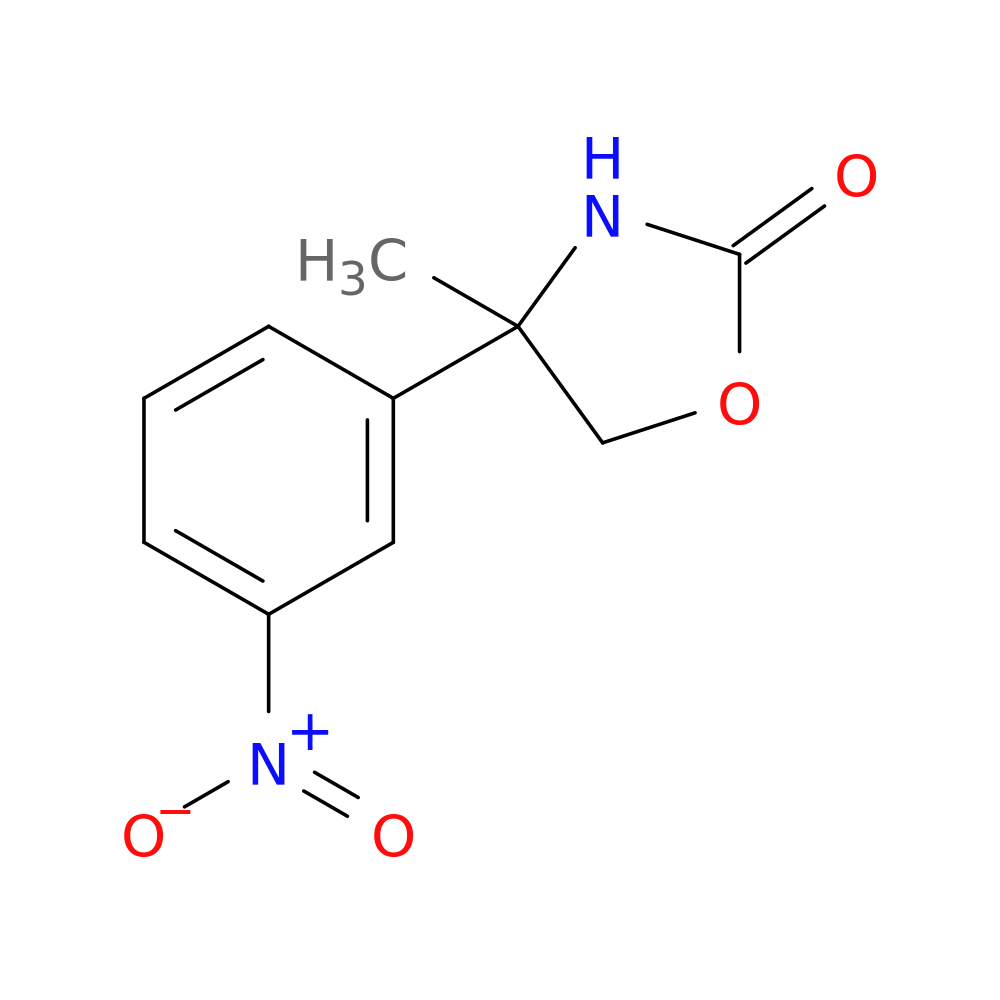 4-methyl-4-(3-nitrophenyl)-1,3-oxazolidin-2-one