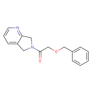 2-(benzyloxy)-1-{5H,6H,7H-pyrrolo[3,4-b]pyridin-6-yl}ethan-1-one