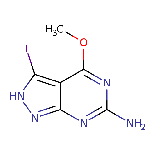 3-Iodo-4-methoxy-1H-pyrazolo[3,4-d]pyrimidin-6-amine