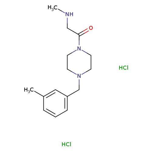 2-(methylamino)-1-{4-[(3-methylphenyl)methyl]piperazin-1-yl}ethan-1-one dihydrochloride