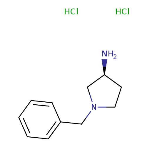 3-Pyrrolidinamine, 1-(phenylmethyl)-, hydrochloride (1:2), (3S)-