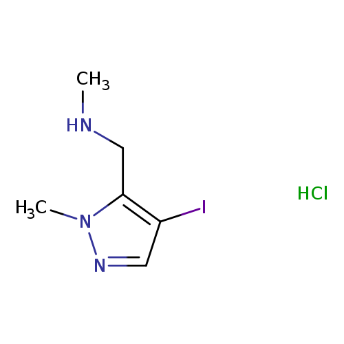 [(4-iodo-1-methyl-1H-pyrazol-5-yl)methyl](methyl)amine hydrochloride