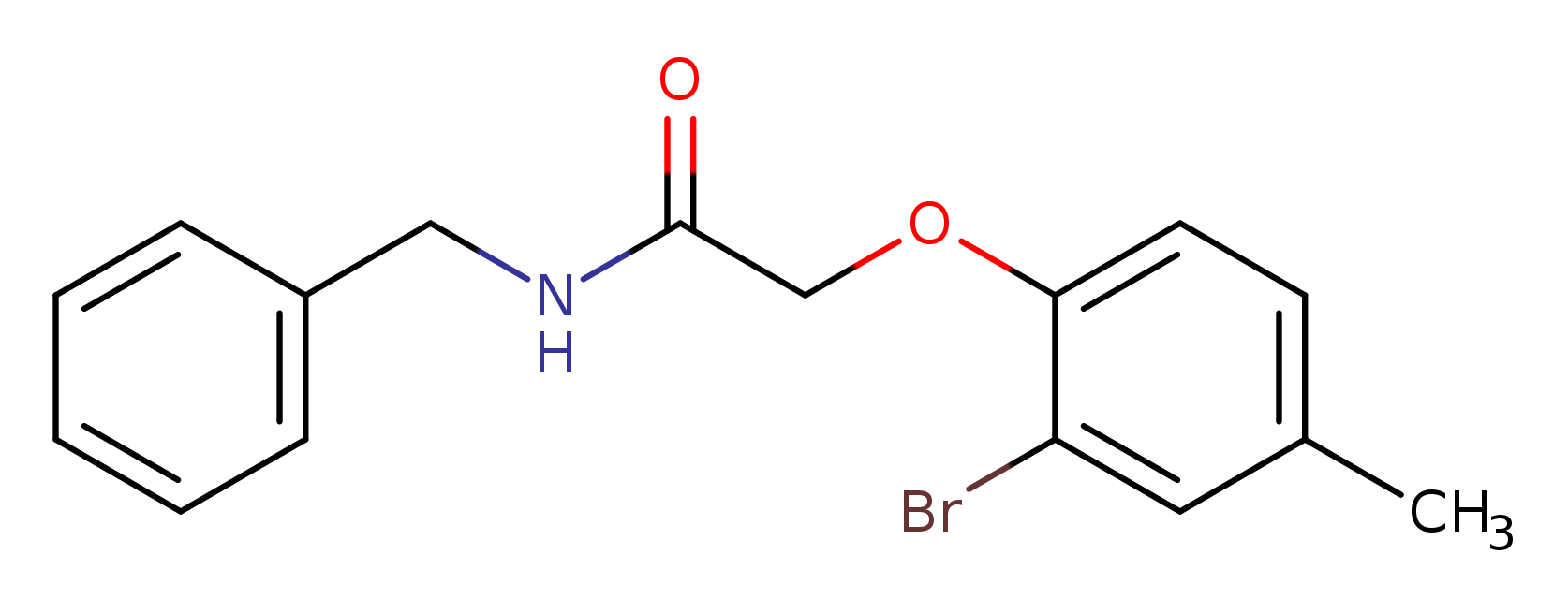 N-benzyl-2-(2-bromo-4-methylphenoxy)acetamide