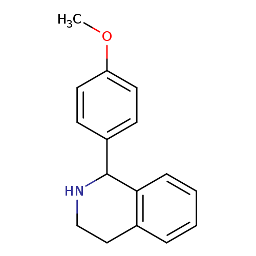 1-(4'-METHOXY)PHENYL-1,2,3,4-TETRAHYDRO-ISOQUINOLINE