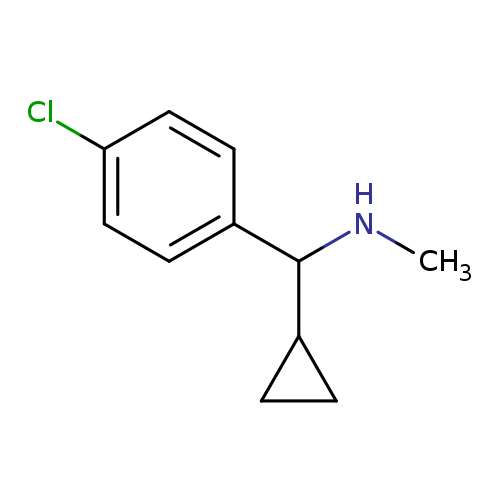 [(4-Chlorophenyl)(cyclopropyl)methyl](methyl)amine
