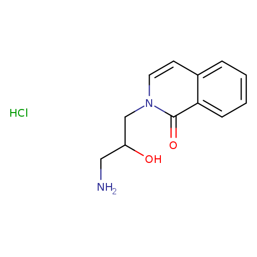 2-(3-amino-2-hydroxypropyl)-1,2-dihydroisoquinolin-1-one hydrochloride