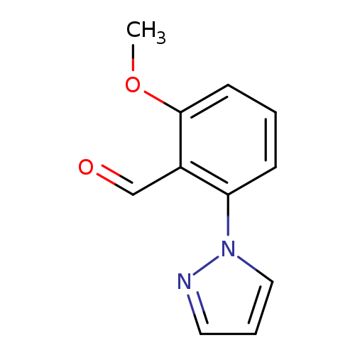 2-methoxy-6-(1H-pyrazol-1-yl)benzaldehyde