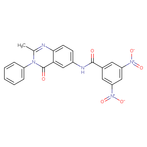 N-(2-methyl-4-oxo-3-phenyl-3,4-dihydroquinazolin-6-yl)-3,5-dinitrobenzamide