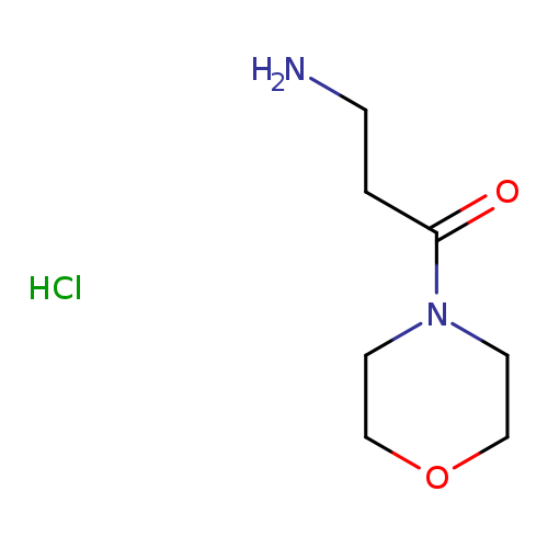1-Propanone, 3-amino-1-(4-morpholinyl)-, hydrochloride (1:1)