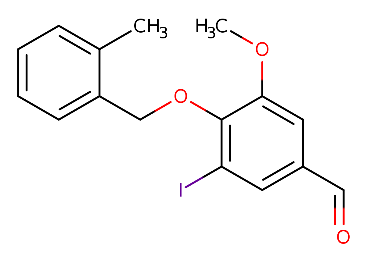 3-iodo-5-methoxy-4-[(2-methylbenzyl)oxy]benzaldehyde