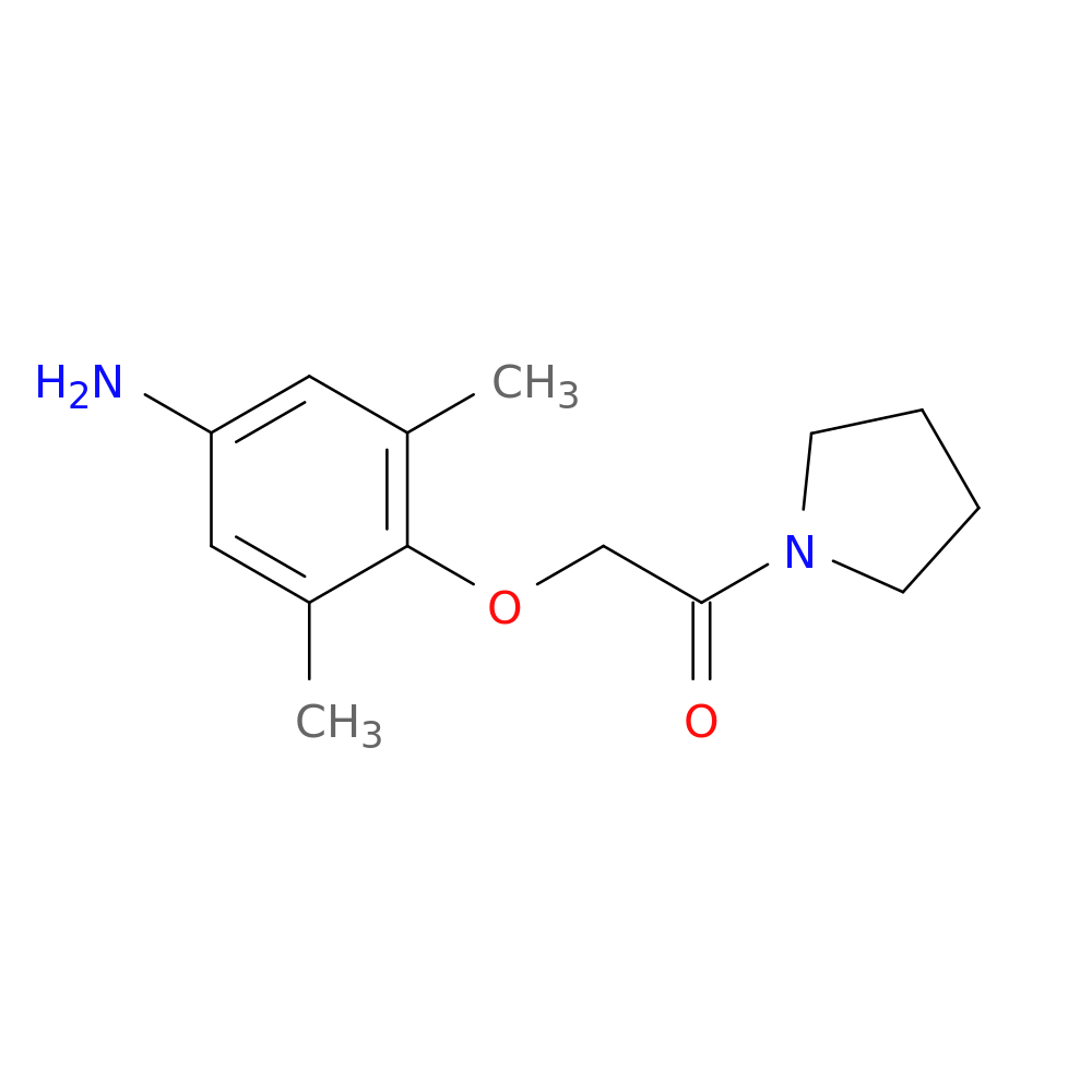 [3,5-Dimethyl-4-(2-oxo-2-pyrrolidin-1-ylethoxy)phenyl]amine