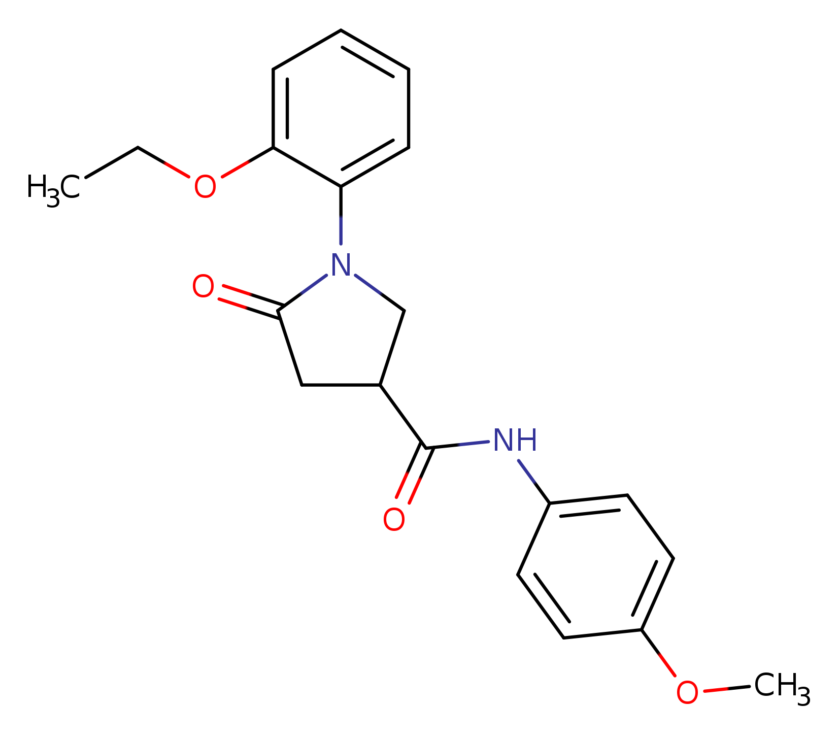 1-(2-ethoxyphenyl)-N-(4-methoxyphenyl)-5-oxopyrrolidine-3-carboxamide