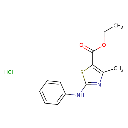 ethyl 4-methyl-2-(phenylamino)-1,3-thiazole-5-carboxylate hydrochloride