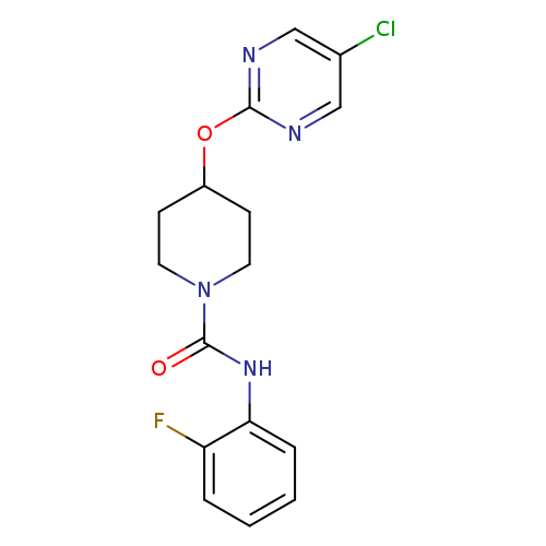 4-[(5-chloropyrimidin-2-yl)oxy]-N-(2-fluorophenyl)piperidine-1-carboxamide