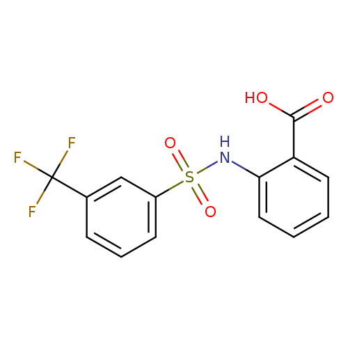 2-(([3-(Trifluoromethyl)phenyl]sulfonyl)amino)benzoic acid