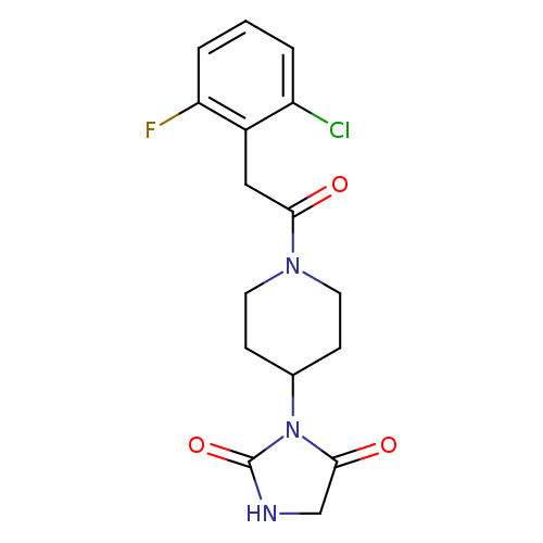 3-{1-[2-(2-chloro-6-fluorophenyl)acetyl]piperidin-4-yl}imidazolidine-2,4-dione