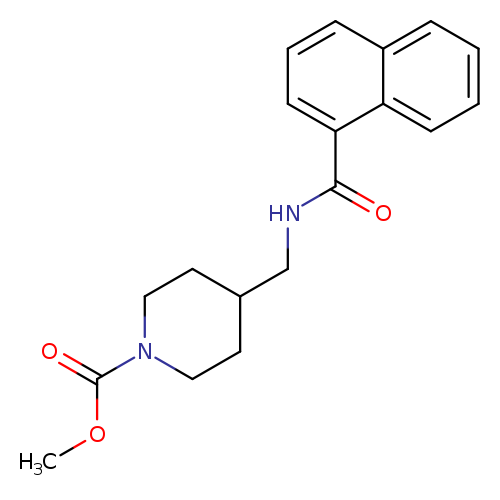 methyl 4-{[(naphthalen-1-yl)formamido]methyl}piperidine-1-carboxylate