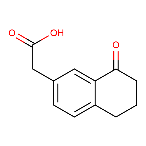 2-(8-Oxo-5,6,7,8-tetrahydronaphthalen-2-yl)acetic acid
