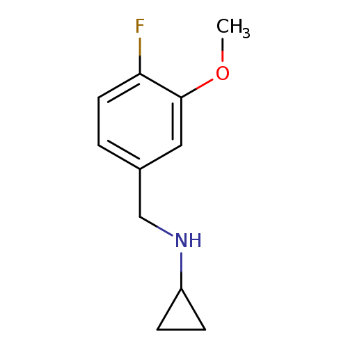 Cyclopropyl(4-fluoro-3-methoxybenzyl)amine