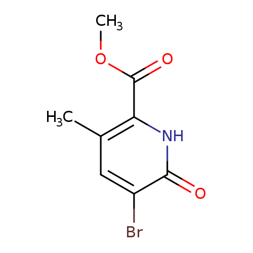 2-Pyridinecarboxylic acid, 5-bromo-1,6-dihydro-3-methyl-6-oxo-, methyl ester