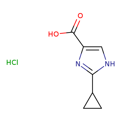 2-cyclopropyl-1H-imidazole-4-carboxylic acid hydrochloride