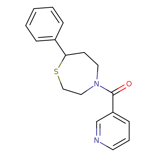7-phenyl-4-(pyridine-3-carbonyl)-1,4-thiazepane