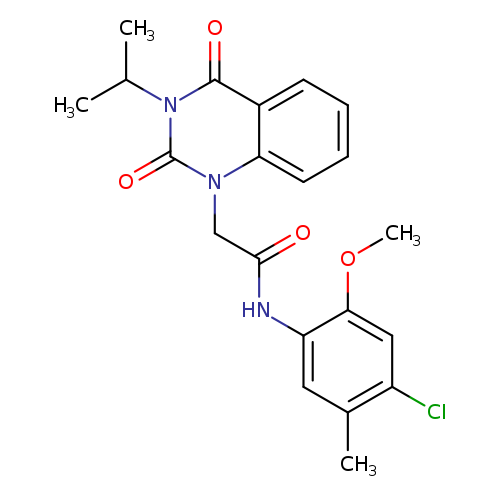 N-(4-chloro-2-methoxy-5-methylphenyl)-2-[2,4-dioxo-3-(propan-2-yl)-1,2,3,4-tetrahydroquinazolin-1-yl]acetamide