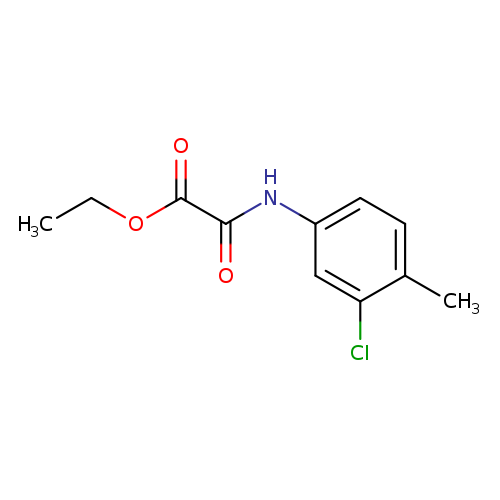 Ethyl [(3-chloro-4-methylphenyl)carbamoyl]formate