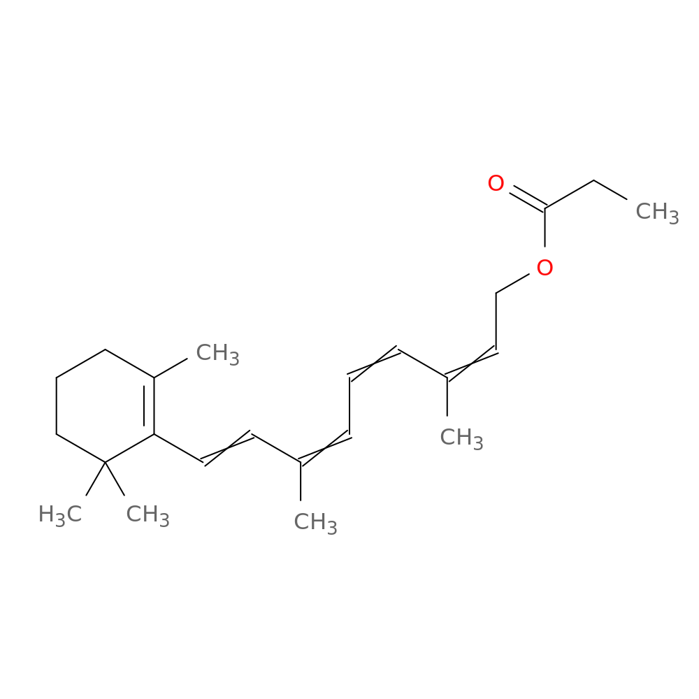 (2E,4E,6E,8E)-3,7-Dimethyl-9-(2,6,6-trimethylcyclohex-1-en-1-yl)nona-2,4,6,8-tetraen-1-yl propionate