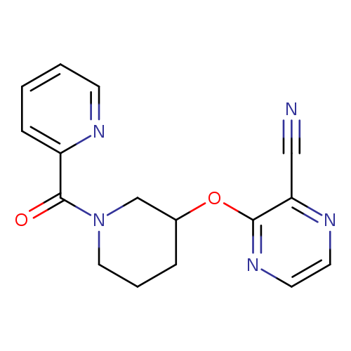 3-{[1-(pyridine-2-carbonyl)piperidin-3-yl]oxy}pyrazine-2-carbonitrile