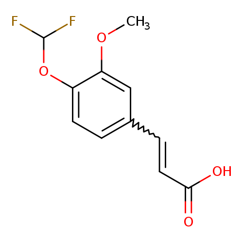 4-(Difluoromethoxy)-3-methoxycinnamic acid