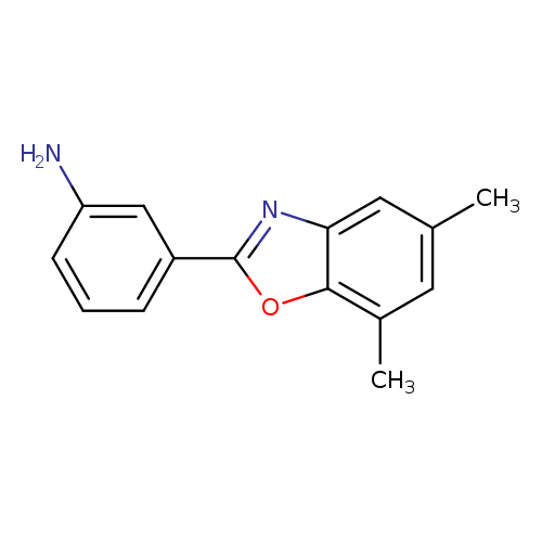 Benzenamine, 3-(5,7-dimethyl-2-benzoxazolyl)-