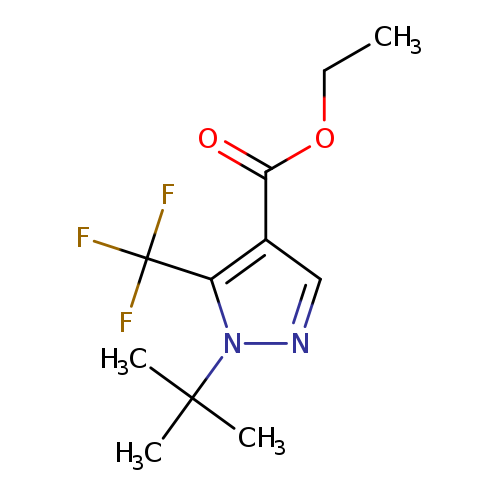 Ethyl 1-(tert-butyl)-5-(trifluoromethyl)-1h-pyrazole-4-carboxylate