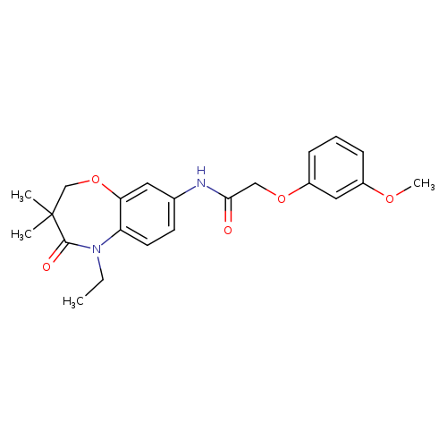 N-(5-ethyl-3,3-dimethyl-4-oxo-2,3,4,5-tetrahydro-1,5-benzoxazepin-8-yl)-2-(3-methoxyphenoxy)acetamide