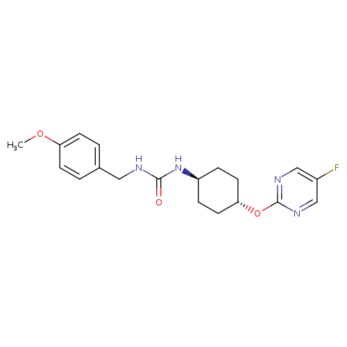 1-[(4-methoxyphenyl)methyl]-3-[(1r,4r)-4-[(5-fluoropyrimidin-2-yl)oxy]cyclohexyl]urea