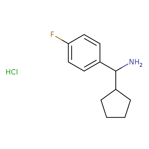 Cyclopentyl(4-fluorophenyl)methanamine hydrochloride