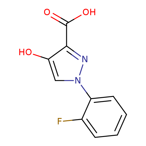 1-(2-fluorophenyl)-4-hydroxy-1H-pyrazole-3-carboxylic acid