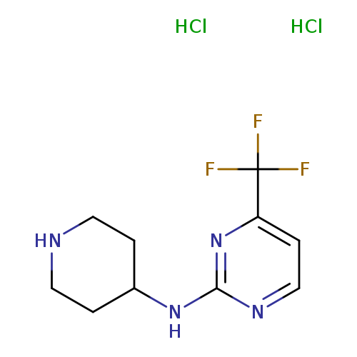 N-(Piperidin-4-yl)-4-(trifluoromethyl)pyrimidin-2-amine dihydrochloride